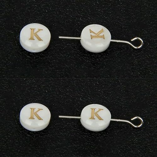 Natürliche Muschel AZ Alphabet Buchstabenperlen 8 mm runde Perlmutt-Muschelperlen zur Schmuckherstellung DIY Armband Halskette-K-2 Stück vertikales Loch Natürliche Muschel AZ Alphabet Buchstabenperlen 8 mm runde Perlmutt-Muschelperlen zur Schmuckherstellung DIY Armband Halskette-K-2 Stück vertikales Loch von HDJSDB