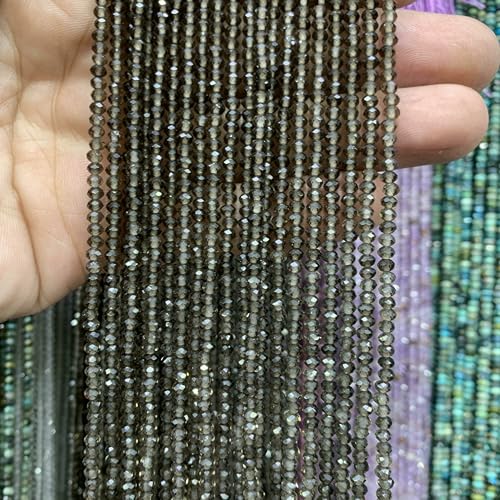 Natürliche Regenbogen-Turmalinperlen, geschliffen, 2 x 3,0 mm, Länge 39 cm, rauchig, 2 x 3,0 mm Natürliche Regenbogen-Turmalinperlen, geschliffen, 2 x 3,0 mm, Länge 39 cm, rauchig, 2 x 3,0 mm von HDJSDB