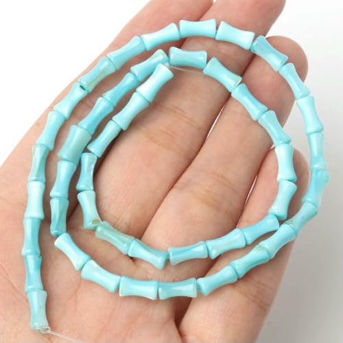 Natürliche Süßwasser-Muschelperlen, Perlmutt, Gelenkform, lose Perlen für die Herstellung von DIY-Schmuck, Armbänder, 4 x 7 mm, himmelblau, 4 x 7 mm, ca. 55 Stück Natürliche Süßwasser-Muschelperlen, Perlmutt, Gelenkform, lose Perlen für die Herstellung von DIY-Schmuck, Armbänder, 4 x 7 mm, himmelblau, 4 x 7 mm, ca. 55 Stück von HDJSDB