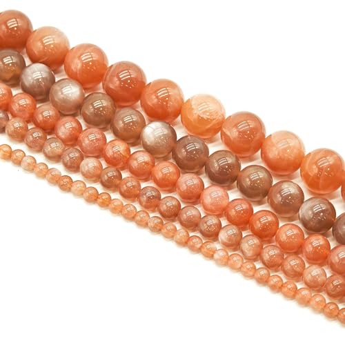 Natürliche runde Sonnensteinperlen in den Größen 6 mm – 12 mm eignen sich für DIY-Edelsteinhandwerk – Sonnenstein – 12 mm, 32 Perlen Natürliche runde Sonnensteinperlen in den Größen 6 mm – 12 mm eignen sich für DIY-Edelsteinhandwerk – Sonnenstein – 12 mm, 32 Perlen von HDJSDB