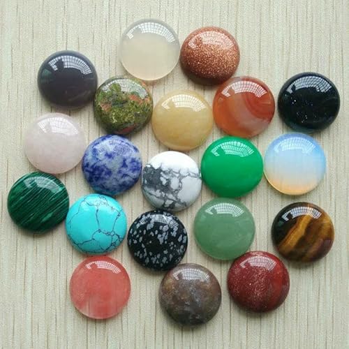 Natürliche tigerauge Labradorit quarz rot stein runde cabochon perlen für schmuck machen 20mm schnelle versand Großhandel 20 teile/los-gemischt Natürliche tigerauge Labradorit quarz rot stein runde cabochon perlen für schmuck machen 20mm schnelle versand Großhandel 20 teile/los-gemischt von HDJSDB