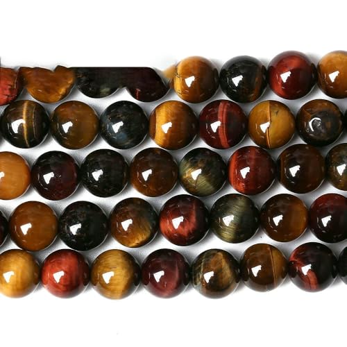 Naturstein, AAAAA-Qualität, blaue Tigerauge-Achate, runde lose Perlen, 15 Zoll, 4, 6, 8, 10, 12, 14 mm, Auswahlgröße für die Schmuckherstellung, dreifarbig, 14,0 mm, 27 Stück Perlen Naturstein, AAAAA-Qualität, blaue Tigerauge-Achate, runde lose Perlen, 15 Zoll, 4, 6, 8, 10, 12, 14 mm, Auswahlgröße für die Schmuckherstellung, dreifarbig, 14,0 mm, 27 Stück Perlen von HDJSDB