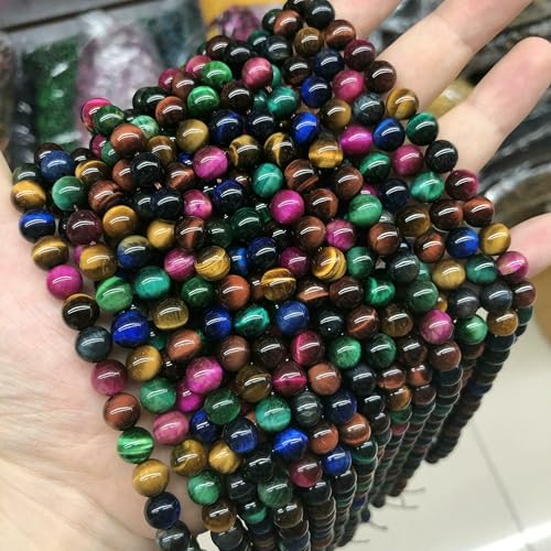 Naturstein, AAAAA-Qualität, blaue Tigerauge-Achate, runde lose Perlen, 15 Zoll, 4, 6, 8, 10, 12, 14 mm, wählbare Größe zur Schmuckherstellung, sieben Farben, 14,0 mm, 27 Stück Perlen Naturstein, AAAAA-Qualität, blaue Tigerauge-Achate, runde lose Perlen, 15 Zoll, 4, 6, 8, 10, 12, 14 mm, wählbare Größe zur Schmuckherstellung, sieben Farben, 14,0 mm, 27 Stück Perlen von HDJSDB