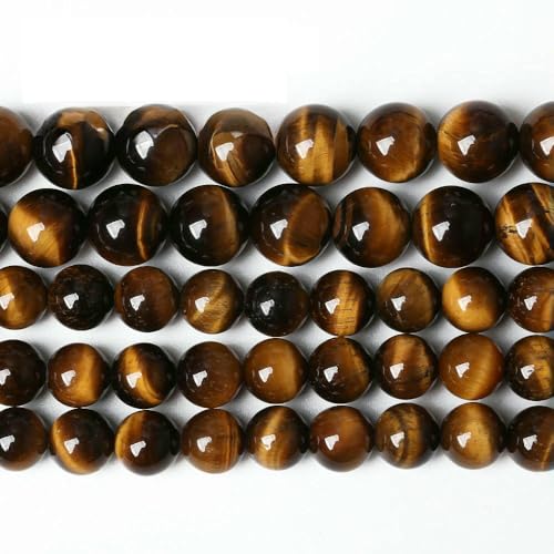 Naturstein, AAAAA-Qualität, blaue Tigerauge-Achate, runde lose Perlen, 38,1 cm, 4, 6, 8, 10, 12, 14 mm, Auswahlgröße zur Schmuckherstellung, Gelbes Tigerauge, 12 mm, 32 Stück Perlen Naturstein, AAAAA-Qualität, blaue Tigerauge-Achate, runde lose Perlen, 38,1 cm, 4, 6, 8, 10, 12, 14 mm, Auswahlgröße zur Schmuckherstellung, Gelbes Tigerauge, 12 mm, 32 Stück Perlen von HDJSDB