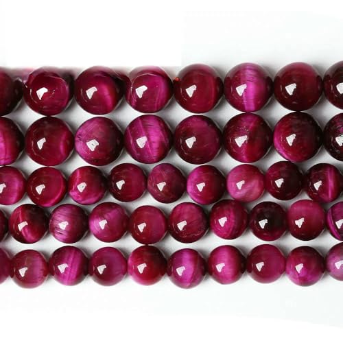 Naturstein, AAAAA-Qualität, blaue Tigerauge-Achate, runde lose Perlen, 38,1 cm, 4, 6, 8, 10, 12, 14 mm, Auswahlgröße zur Schmuckherstellung, Rosa Tigerauge, 14,0 mm, 27 Stück Perlen Naturstein, AAAAA-Qualität, blaue Tigerauge-Achate, runde lose Perlen, 38,1 cm, 4, 6, 8, 10, 12, 14 mm, Auswahlgröße zur Schmuckherstellung, Rosa Tigerauge, 14,0 mm, 27 Stück Perlen von HDJSDB