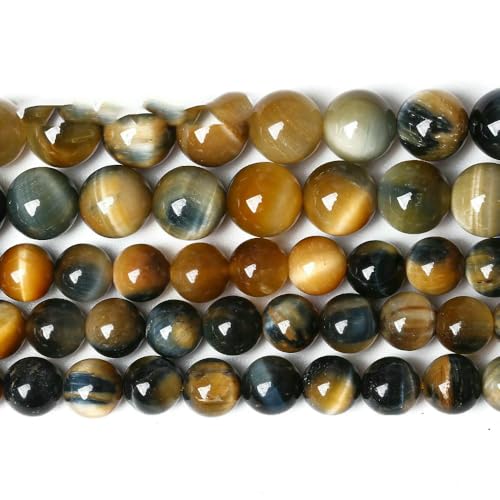 Naturstein, AAAAA-Qualität, blaue Tigerauge-Achate, runde lose Perlen, 38,1 cm, 4, 6, 8, 10, 12, 14 mm, Auswahlgröße zur Schmuckherstellung, Traumtigerauge, 12 mm, 32 Stück Perlen Naturstein, AAAAA-Qualität, blaue Tigerauge-Achate, runde lose Perlen, 38,1 cm, 4, 6, 8, 10, 12, 14 mm, Auswahlgröße zur Schmuckherstellung, Traumtigerauge, 12 mm, 32 Stück Perlen von HDJSDB