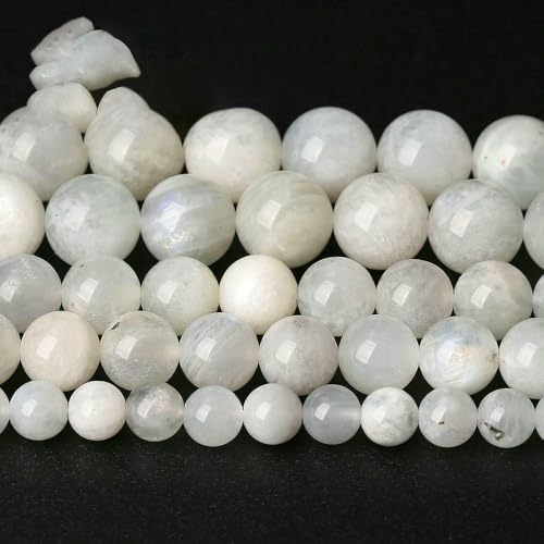 Naturstein, AAAAA-Qualität, blaue Tigerauge-Achate, runde lose Perlen, 38,1 cm, 4, 6, 8, 10, 12, 14 mm, Auswahlgröße zur Schmuckherstellung, blauer Mondstein, 12 mm, 32 Stück Perlen Naturstein, AAAAA-Qualität, blaue Tigerauge-Achate, runde lose Perlen, 38,1 cm, 4, 6, 8, 10, 12, 14 mm, Auswahlgröße zur Schmuckherstellung, blauer Mondstein, 12 mm, 32 Stück Perlen von HDJSDB