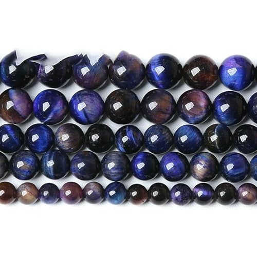 Naturstein, AAAAA-Qualität, blaue Tigerauge-Achate, runde lose Perlen, 38,1 cm, 4, 6, 8, 10, 12, 14 mm, Auswahlgröße zur Schmuckherstellung, mehrfarbig, Tiger 2–14,0 mm, 27 Stück Perlen Naturstein, AAAAA-Qualität, blaue Tigerauge-Achate, runde lose Perlen, 38,1 cm, 4, 6, 8, 10, 12, 14 mm, Auswahlgröße zur Schmuckherstellung, mehrfarbig, Tiger 2–14,0 mm, 27 Stück Perlen von HDJSDB