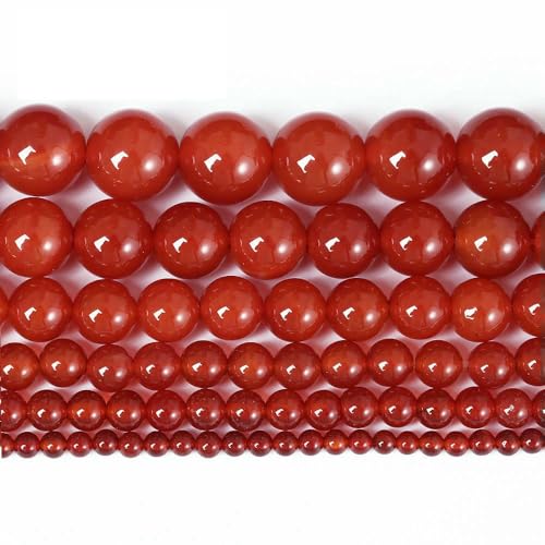 Naturstein, AAAAA-Qualität, blaue Tigerauge-Achate, runde lose Perlen, 38,1 cm, 4, 6, 8, 10, 12, 14 mm, Auswahlgröße zur Schmuckherstellung, rote Achate, 14,0 mm, 27 Stück Perlen Naturstein, AAAAA-Qualität, blaue Tigerauge-Achate, runde lose Perlen, 38,1 cm, 4, 6, 8, 10, 12, 14 mm, Auswahlgröße zur Schmuckherstellung, rote Achate, 14,0 mm, 27 Stück Perlen von HDJSDB