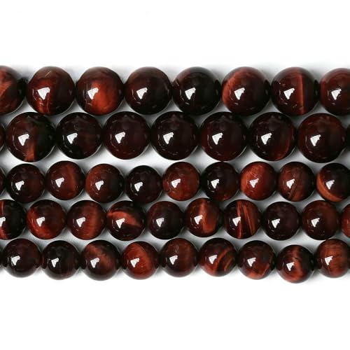 Naturstein, AAAAA-Qualität, blaue Tigerauge-Achate, runde lose Perlen, 38,1 cm, 4, 6, 8, 10, 12, 14 mm, Auswahlgröße zur Schmuckherstellung, rotes Tigerauge, 14,0 mm, 27 Stück Perlen Naturstein, AAAAA-Qualität, blaue Tigerauge-Achate, runde lose Perlen, 38,1 cm, 4, 6, 8, 10, 12, 14 mm, Auswahlgröße zur Schmuckherstellung, rotes Tigerauge, 14,0 mm, 27 Stück Perlen von HDJSDB