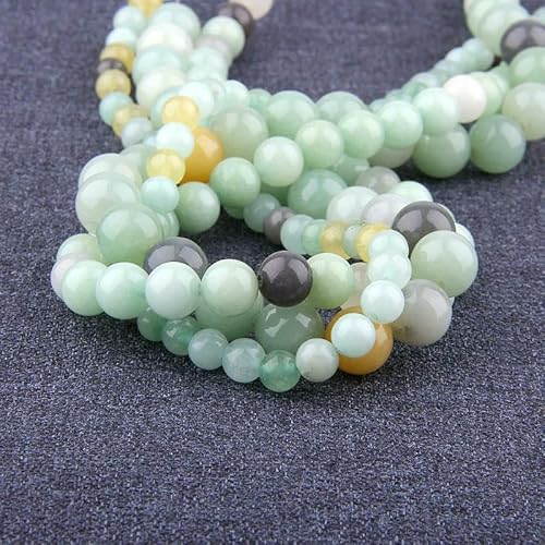 Naturstein, braune Aragonite, Jadeperlen, Chalcedon, glatte Achate, lose Abstandsperlen zur Herstellung von Schmuckarmbändern, 15,5-Zoll-Strang, Grün, 2–10 mm, ca. 37 Perlen Naturstein, braune Aragonite, Jadeperlen, Chalcedon, glatte Achate, lose Abstandsperlen zur Herstellung von Schmuckarmbändern, 15,5-Zoll-Strang, Grün, 2–10 mm, ca. 37 Perlen von HDJSDB