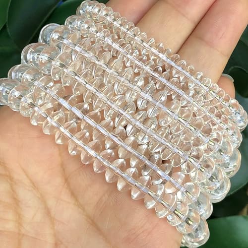 Naturstein, facettierte weiße klare Quarzkristalle, Glas, runde lose Perlen für die Schmuckherstellung, DIY-Armband, Halskette, 4/6/8/10/12 mm, Stil 5 – 12 mm, 28–30 Stück Naturstein, facettierte weiße klare Quarzkristalle, Glas, runde lose Perlen für die Schmuckherstellung, DIY-Armband, Halskette, 4/6/8/10/12 mm, Stil 5 – 12 mm, 28–30 Stück von HDJSDB