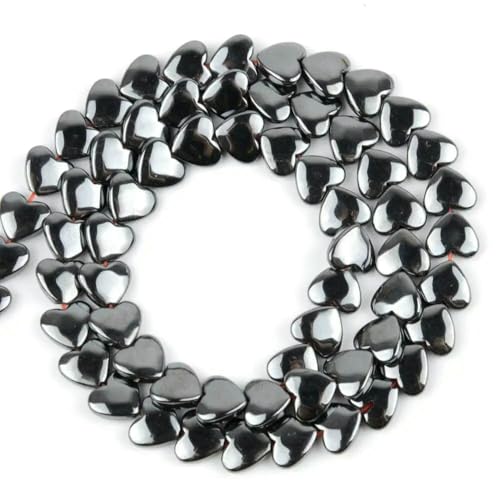 Naturstein, schwarze Achate, Hämatit, Katzenauge, Labradorit, Kristall, Abstandsperlen für die Schmuckherstellung, Handarbeiten, DIY-Armbänder, 4–12 mm, Herzbogen, Hämatit, 6 mm, ca. 61 Stück Naturstein, schwarze Achate, Hämatit, Katzenauge, Labradorit, Kristall, Abstandsperlen für die Schmuckherstellung, Handarbeiten, DIY-Armbänder, 4–12 mm, Herzbogen, Hämatit, 6 mm, ca. 61 Stück von HDJSDB