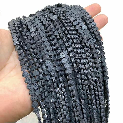 Naturstein, schwarze vulkanische Lava, Zylinderräder, quadratische und runde Perlen zur Schmuckherstellung, DIY-Armbandzubehör, 2–13,0 mm, 6 x 6 mm, Typ 4 Naturstein, schwarze vulkanische Lava, Zylinderräder, quadratische und runde Perlen zur Schmuckherstellung, DIY-Armbandzubehör, 2–13,0 mm, 6 x 6 mm, Typ 4 von HDJSDB