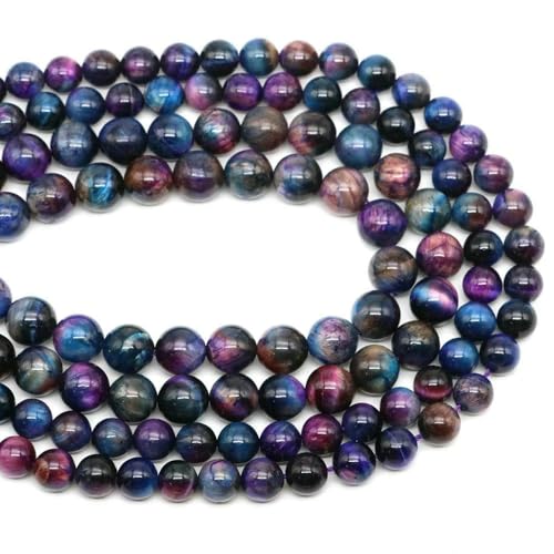 Naturstein-Aquamarin-Amethyst-Perlen, rund, lose Abstandshalter, Kristall-Edelsteine, für Schmuckherstellung, DIY-Armband, Halskette, 4/6/8/10 mm, himmelblau, Tigerauge, 10 mm, 35–39 Stück Naturstein-Aquamarin-Amethyst-Perlen, rund, lose Abstandshalter, Kristall-Edelsteine, für Schmuckherstellung, DIY-Armband, Halskette, 4/6/8/10 mm, himmelblau, Tigerauge, 10 mm, 35–39 Stück von HDJSDB