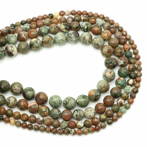 Naturstein-Aquamarin-Amethyst-Perlen, rund, lose Abstandshalter, Kristall-Edelsteinperlen für Schmuckherstellung, DIY-Armband, Halskette, 4/6/8/10 mm, Grüner Regenwald, 10 mm, 35–39 Stück Naturstein-Aquamarin-Amethyst-Perlen, rund, lose Abstandshalter, Kristall-Edelsteinperlen für Schmuckherstellung, DIY-Armband, Halskette, 4/6/8/10 mm, Grüner Regenwald, 10 mm, 35–39 Stück von HDJSDB
