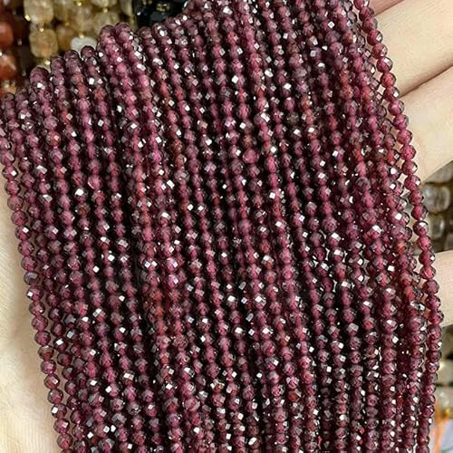 Naturstein Granat Edelstein Unregelmäßige runde facettierte lose Abstandshalter Taille Perlen für DIY Schmuckherstellung Armband Halskette Handgefertigt-3,0 mm ca. 120 Stück_a Naturstein Granat Edelstein Unregelmäßige runde facettierte lose Abstandshalter Taille Perlen für DIY Schmuckherstellung Armband Halskette Handgefertigt-3,0 mm ca. 120 Stück_a von HDJSDB