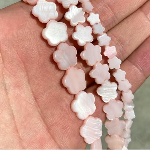 Naturstein-Muschelperlen, Anhänger, rosa, lose Abstandsperle, gefärbte Perlmutt-Muschelperle für DIY-Armbänder, Ohrringe, Halsketten – 17 Blumen, 6 mm, ros Naturstein-Muschelperlen, Anhänger, rosa, lose Abstandsperle, gefärbte Perlmutt-Muschelperle für DIY-Armbänder, Ohrringe, Halsketten – 17 Blumen, 6 mm, ros von HDJSDB