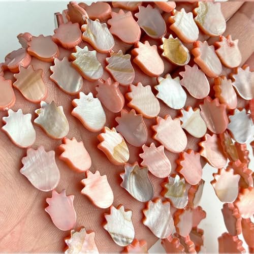 Naturstein-Muschelperlen, Anhänger, rosa, lose Abstandsperle, gefärbte Perlmutt-Muschelperle für DIY-Armbänder, Ohrringe, Halsketten – 8 Hände, 12 x 14,0 m Naturstein-Muschelperlen, Anhänger, rosa, lose Abstandsperle, gefärbte Perlmutt-Muschelperle für DIY-Armbänder, Ohrringe, Halsketten – 8 Hände, 12 x 14,0 m von HDJSDB