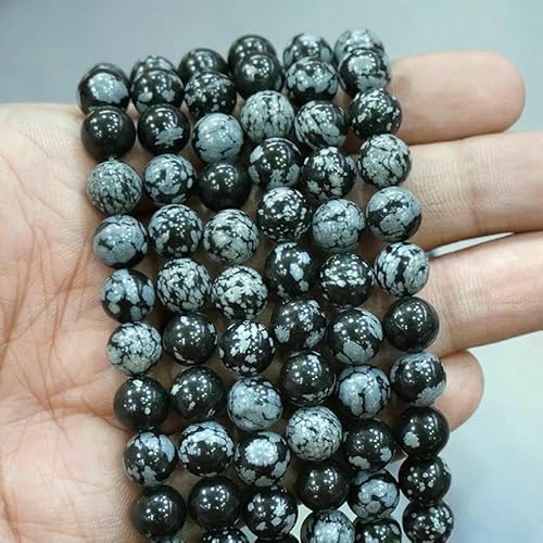 Natursteinperlen, blaues Tigerauge, runde lose Perlen, DIY-Charm-Armband, Ohrringe zur Schmuckherstellung, 38,1 cm Strang, 4/6/8/10/12/14,0 mm – Schneeflocken-Jaspis – 8 mm – ca. 46 Stück Natursteinperlen, blaues Tigerauge, runde lose Perlen, DIY-Charm-Armband, Ohrringe zur Schmuckherstellung, 38,1 cm Strang, 4/6/8/10/12/14,0 mm – Schneeflocken-Jaspis – 8 mm – ca. 46 Stück von HDJSDB