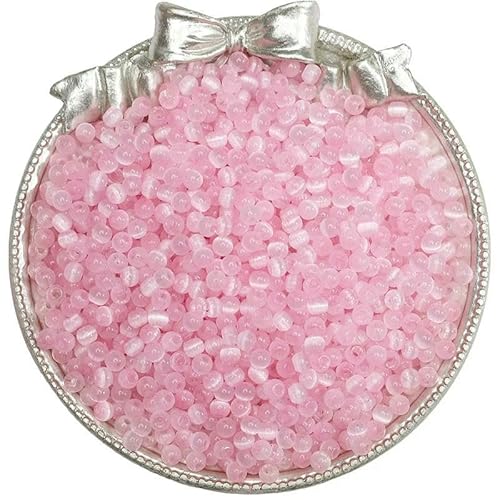 Neu 10 g 150 Stück 4,0 mm Glasperlen Hochwertige Katzenaugenperlen 1 mm Loch für Schmuckherstellung DIY Armband Halskette Basteln Farbperle-Hellrosa Neu 10 g 150 Stück 4,0 mm Glasperlen Hochwertige Katzenaugenperlen 1 mm Loch für Schmuckherstellung DIY Armband Halskette Basteln Farbperle-Hellrosa von HDJSDB