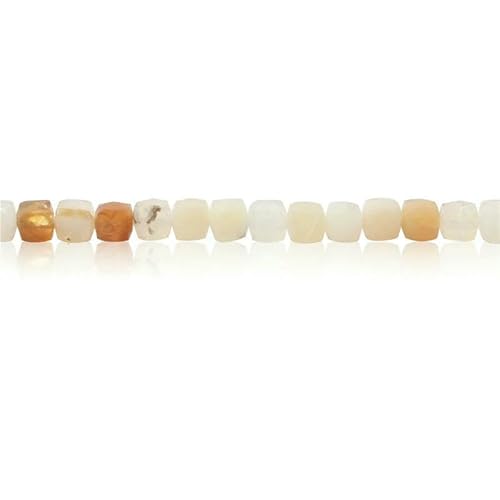 Opal, Rhodochrosit, Chrysokoll, Malachit, Turmalin, Naturstein, facettierte Würfelperlen, Größe 4,0 mm, zur Schmuckherstellung, DIY-Armband, Opal, 4,0 mm Opal, Rhodochrosit, Chrysokoll, Malachit, Turmalin, Naturstein, facettierte Würfelperlen, Größe 4,0 mm, zur Schmuckherstellung, DIY-Armband, Opal, 4,0 mm von HDJSDB