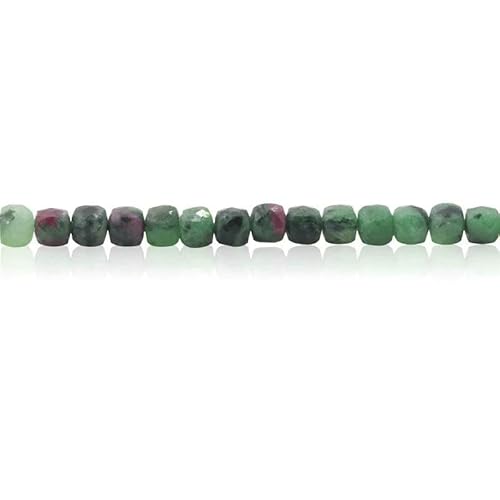 Opal, Rhodochrosit, Chrysokoll, Malachit, Turmalin, Naturstein, facettierte Würfelperlen, Größe 4,0 mm, zur Schmuckherstellung, DIY-Armband, Rubin-Zoisit, 4,0 mm Opal, Rhodochrosit, Chrysokoll, Malachit, Turmalin, Naturstein, facettierte Würfelperlen, Größe 4,0 mm, zur Schmuckherstellung, DIY-Armband, Rubin-Zoisit, 4,0 mm von HDJSDB