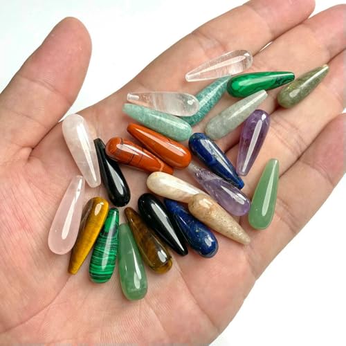 Stück 8 x 23,0 mm Naturstein Halbloch gebohrt Wassertropfen Perlen für Anhänger Halskette Ohrringe DIY-Nr. 13 Stück 8 x 23,0 mm Naturstein Halbloch gebohrt Wassertropfen Perlen für Anhänger Halskette Ohrringe DIY-Nr. 13 von HDJSDB