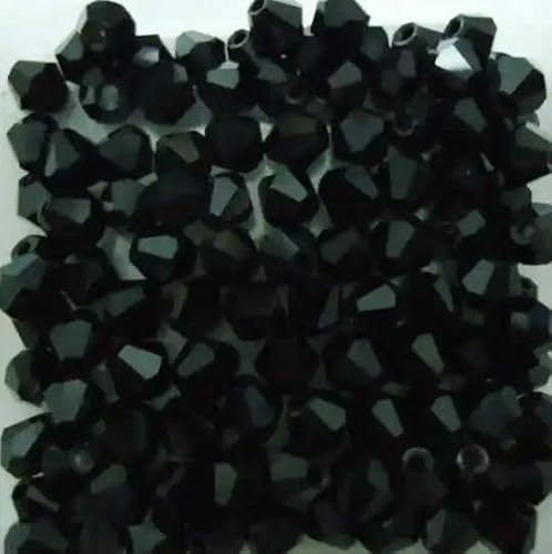 Tintenblaue Farbe, 100 Stück, 4,0 mm, doppelkegelige österreichische Kristallperlen, Charm-Glasperlen, lose Abstandsperlen für die DIY-Schmuckherstellung, schwarz Tintenblaue Farbe, 100 Stück, 4,0 mm, doppelkegelige österreichische Kristallperlen, Charm-Glasperlen, lose Abstandsperlen für die DIY-Schmuckherstellung, schwarz von HDJSDB
