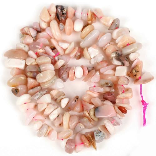 Unregelmäßige Freeform-Chip-Kiesperlen, Naturstein, Amethyste, Tigerauge-Perlen zur Schmuckherstellung, 3–5–8–12 mm, DIY-Halskette, 40,6 cm, Rosa Opal, 5–8 mm, 40,6 cm Unregelmäßige Freeform-Chip-Kiesperlen, Naturstein, Amethyste, Tigerauge-Perlen zur Schmuckherstellung, 3–5–8–12 mm, DIY-Halskette, 40,6 cm, Rosa Opal, 5–8 mm, 40,6 cm von HDJSDB