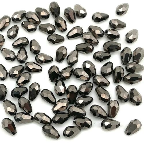 Wassertropfenförmige facettierte österreichische Kristallperlen, 3 x 5, 5 x 7, 8 x 11 mm, tropfenförmige Glasperlen zur Schmuckherstellung, Ohrring- und Armbandherstellung, DIY-Zubehör von HDJSDB