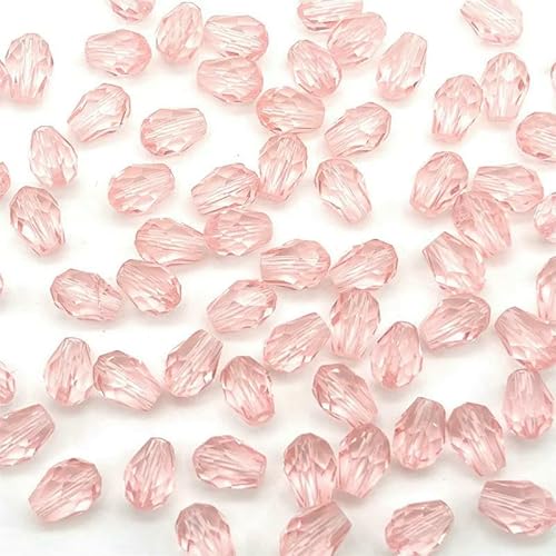Wassertropfenförmige facettierte österreichische Kristallperlen, 3 x 5, 5 x 7, 8 x 11 mm, tropfenförmige Glasperlen zur Schmuckherstellung, Ohrring- und Armbandherstellung, DIY-Zubehör von HDJSDB