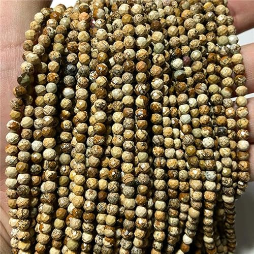 Winzige gelbe Kristallperlen, Edelsteine, facettiertes Tigerauge, natürliche Rutilquarz-Achatperlen zur Schmuckherstellung, Armband, DIY-Bildjaspis, 3,0 mm Winzige gelbe Kristallperlen, Edelsteine, facettiertes Tigerauge, natürliche Rutilquarz-Achatperlen zur Schmuckherstellung, Armband, DIY-Bildjaspis, 3,0 mm von HDJSDB