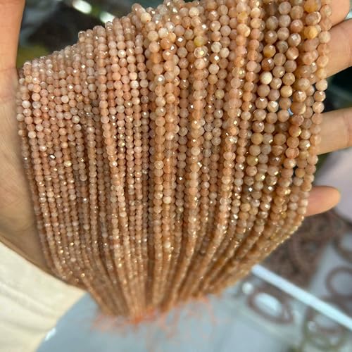 Winzige gelbe Kristallperlen, Edelsteine, facettiertes Tigerauge, natürliche Rutilquarzachatperlen zur Schmuckherstellung, Armband-DIY-Orangefarbener Mondstein, 4,0 mm Winzige gelbe Kristallperlen, Edelsteine, facettiertes Tigerauge, natürliche Rutilquarzachatperlen zur Schmuckherstellung, Armband-DIY-Orangefarbener Mondstein, 4,0 mm von HDJSDB