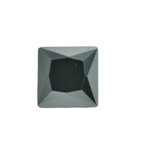 Zirkonia-Stein, 2 x 2 – 14 x 14,0 mm, AAAAA, mehrfarbig, quadratisch, Prinzessschliff, lose Zirkonia-Steine, synthetische Edelsteinperlen für Schmuck, Schwarz, 9 x 9 mm, 20 Stück von HDJSDB