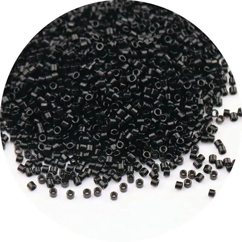 g/10 g 1,6 mm japanische Glasperlen in Metallic-Bronze, 11/0, gleichmäßig undurchsichtige Abstandsperlen für die Schmuckherstellung, DIY-Nähzubehör, 026, 5 g, 840 Stück von HDJSDB