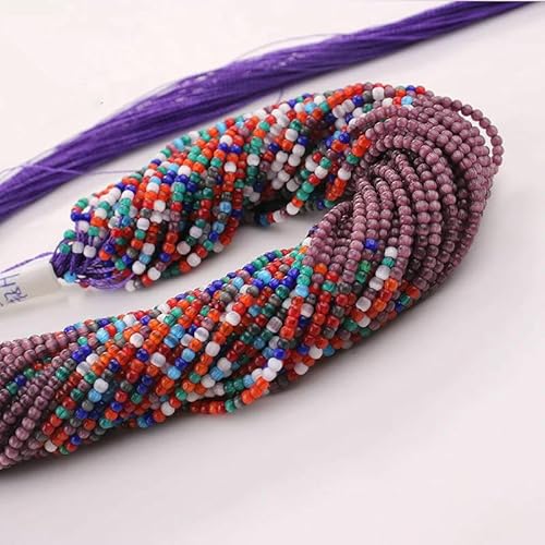 mm Farbverlauf-Katzenaugenperlen, 10 Stränge/Los, kleine runde lose Kristallperlen zur Herstellung von Armbändern, DIY-Zubehör, hellviolett H-2 mm (1800 Stück) von HDJSDB