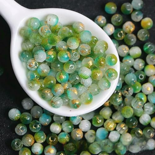 mm gebürstetes Katzenauge, zweifarbig, Goldfolie, runde Glasperlen, handgefertigt, DIY-Armband, Halskette, Zubehör, lose Perlen – MJ05 – 6 mm, 40 Stück mm gebürstetes Katzenauge, zweifarbig, Goldfolie, runde Glasperlen, handgefertigt, DIY-Armband, Halskette, Zubehör, lose Perlen – MJ05 – 6 mm, 40 Stück von HDJSDB