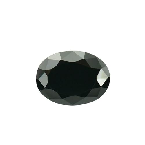 x 3,0 mm ~ 13 x 18 mm 5A CZ, ovale Form, Größe, synthetische Edelsteine, lose Zirkonia für Schmuck – Schwarz – 13 x 18 mm (10 Stück) von HDJSDB