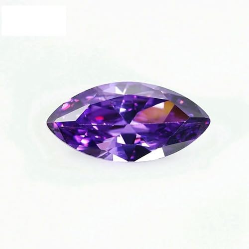 x 4,0 mm ~ 10 x 20 mm, 50 Stück/Los, Marquise-Form, Zirkonia-Stein, mehrfarbig, Brillantschliff, lose synthetische Edelsteinperlen für Schmuck, Amethyst, 9 x 18 mm, 50 Stück x 4,0 mm ~ 10 x 20 mm, 50 Stück/Los, Marquise-Form, Zirkonia-Stein, mehrfarbig, Brillantschliff, lose synthetische Edelsteinperlen für Schmuck, Amethyst, 9 x 18 mm, 50 Stück von HDJSDB