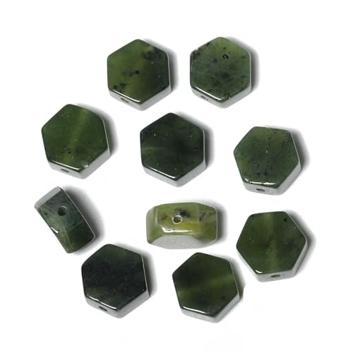 x 5 mm natürliche sechseckige Perlen, Rosenquarz, Jaspis, Tigerauge, Kristallperlen zur Schmuckherstellung, handgefertigt, DIY-Armband, Anhänger, Kanada-Jade, 9 x 5 mm, ca. 10 Stück x 5 mm natürliche sechseckige Perlen, Rosenquarz, Jaspis, Tigerauge, Kristallperlen zur Schmuckherstellung, handgefertigt, DIY-Armband, Anhänger, Kanada-Jade, 9 x 5 mm, ca. 10 Stück von HDJSDB