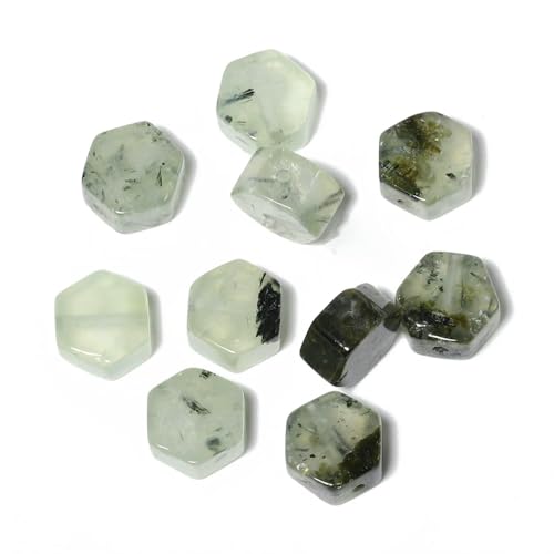 x 5 mm natürliche sechseckige Perlen, Rosenquarz, Jaspis, Tigerauge, Kristallperlen zur Schmuckherstellung, handgefertigt, DIY-Armband, Anhänger, Prehnit-Jade, 9 x 5 mm, ca. 10 Stück x 5 mm natürliche sechseckige Perlen, Rosenquarz, Jaspis, Tigerauge, Kristallperlen zur Schmuckherstellung, handgefertigt, DIY-Armband, Anhänger, Prehnit-Jade, 9 x 5 mm, ca. 10 Stück von HDJSDB