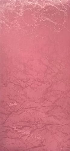 HDK-VERSAND 1 Stück Wachsplatten Muster Effektwachsplatte Antikmuster Marmormuster Grösse 200 x 100 x 0,5 mm (Babyrosa mit Silbernen Nebel) von HDK-VERSAND