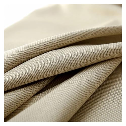 HDKAH Maßgefertigter Fenstervorhang, 80% Verdunkelungsvorhang aus dickem Baumwollleinen for Wohnzimmer und Schlafzimmer, Luxusvorhänge (mit Stangentasche)(Beige,W100x130cm 1piece) von HDKAH
