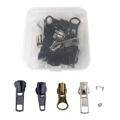 HDKEAN 57-teiliges Reparatur-Set #5, Ersatz mit Stopp für Mantel, Jeans, Jacken, Zelt, Rucksäcke, Tasche HDKEAN 57-teiliges Reparatur-Set #5, Ersatz mit Stopp für Mantel, Jeans, Jacken, Zelt, Rucksäcke, Tasche von HDKEAN