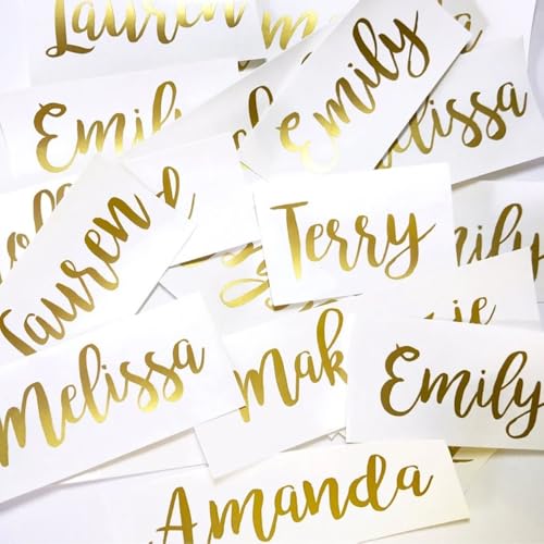 2 Stück Personalisierte Namens-Vinyl-Aufkleber, Benutzerdefinierte Aufkleber, Hochzeitsdekoration Geschenk-Box Name Aufkleber, Champagner Glasflasche Auto Box Aufkleber 2 Stück Personalisierte Namens-Vinyl-Aufkleber, Benutzerdefinierte Aufkleber, Hochzeitsdekoration Geschenk-Box Name Aufkleber, Champagner Glasflasche Auto Box Aufkleber von HDLOVE