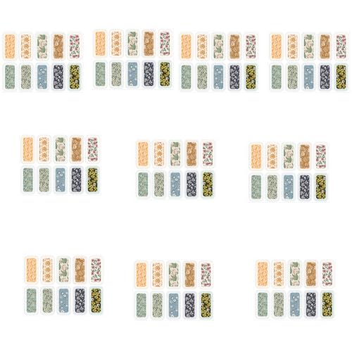 100 Pcs Blumendruck Siegel Aufkleber 3x6cm Für Die Rechteckige Verpackungsparke Für Hochzeitsumschläge Für Versiegelungsumhüllungen 100 Pcs Blumendruck Siegel Aufkleber 3x6cm Für Die Rechteckige Verpackungsparke Für Hochzeitsumschläge Für Versiegelungsumhüllungen von HDOYTXXM