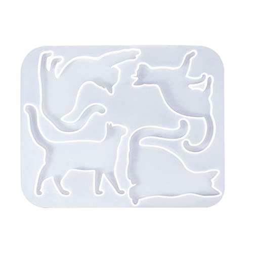 3D Cartoon Für Katzen Silikon Brosche Form Epoxidharz Craft Making Accessoire Für Anhänger Schmuck Schlüsselbundwerkzeughandwerk von HDOYTXXM