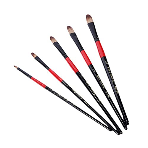 5pcs Premium Oil Paint Pinsel Runde Spitzenspitze Pinsel Für Alle Zwecke Öl Aquarellmalerei Künstler 5pcs Premium Oil Paint Pinsel Runde Spitzenspitze Pinsel Für Alle Zwecke Öl Aquarellmalerei Künstler von HDOYTXXM
