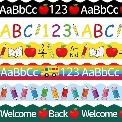 6 PCs Bleistift Gedrucktes Bulletin Board Border Decorative Klassenzimmer Grenzbus Gedruckter Bulletin Board Trimmaufkleber 6 PCs Bleistift Gedrucktes Bulletin Board Border Decorative Klassenzimmer Grenzbus Gedruckter Bulletin Board Trimmaufkleber von HDOYTXXM